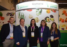 A proud team of Giumarra Companies. From left to right: Jack Hall, Gary Caloroso, Mimi Corsaro, Jeannine Martin and Victoria Serrano.